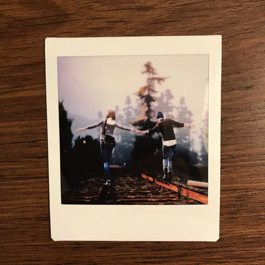 Max & Chloe Railroad Instant Photo